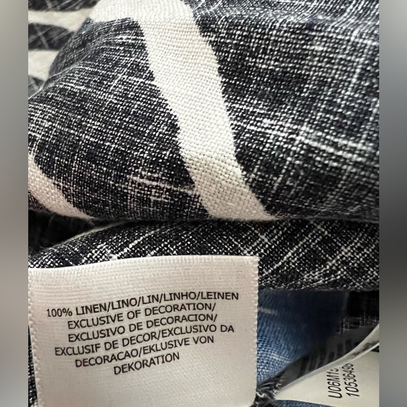 JONES NEW YORK XL 100% Linen 3/4 Sleeve Animal Print No Iron Tunic Top - Picture 5 of 5